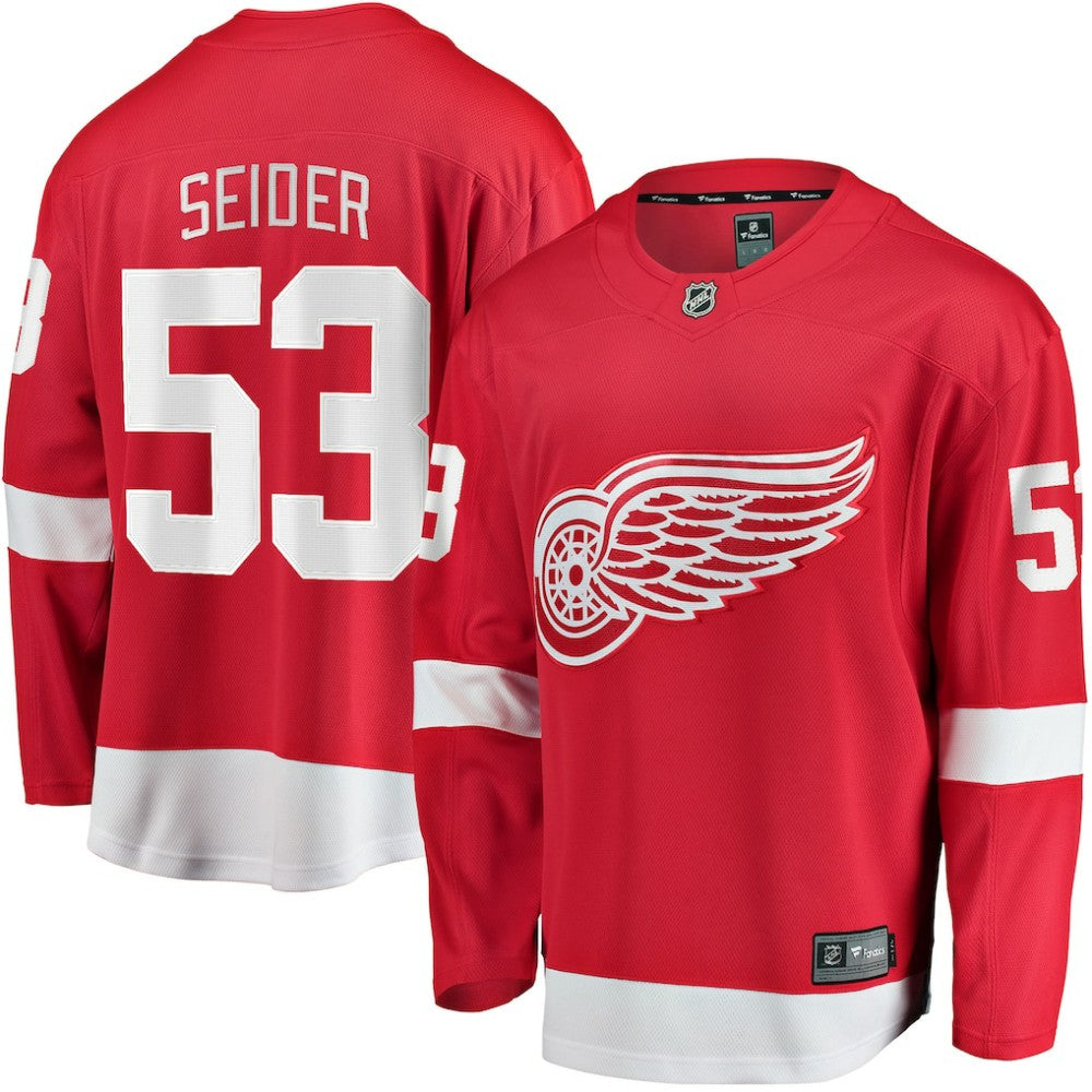 Moritz Seider Detroit Red Wings Fanatics Home Breakaway Player Jersey - Red | US 4564175