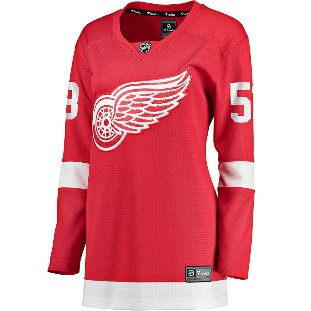 Moritz Seider Detroit Red Wings Fanatics Women's Home Breakaway Player Jersey - Red | US 4564190