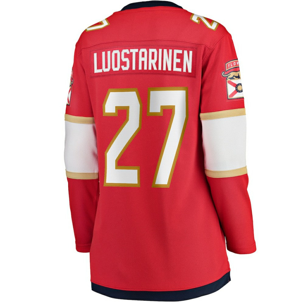 Eetu Luostarinen Florida Panthers Fanatics Women's Home Breakaway Player Jersey - Red | US 4564212