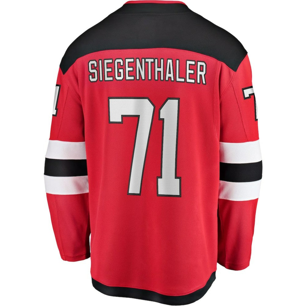Jonas Siegenthaler New Jersey Devils Fanatics Home Breakaway Player Jersey - Red | US 4564244