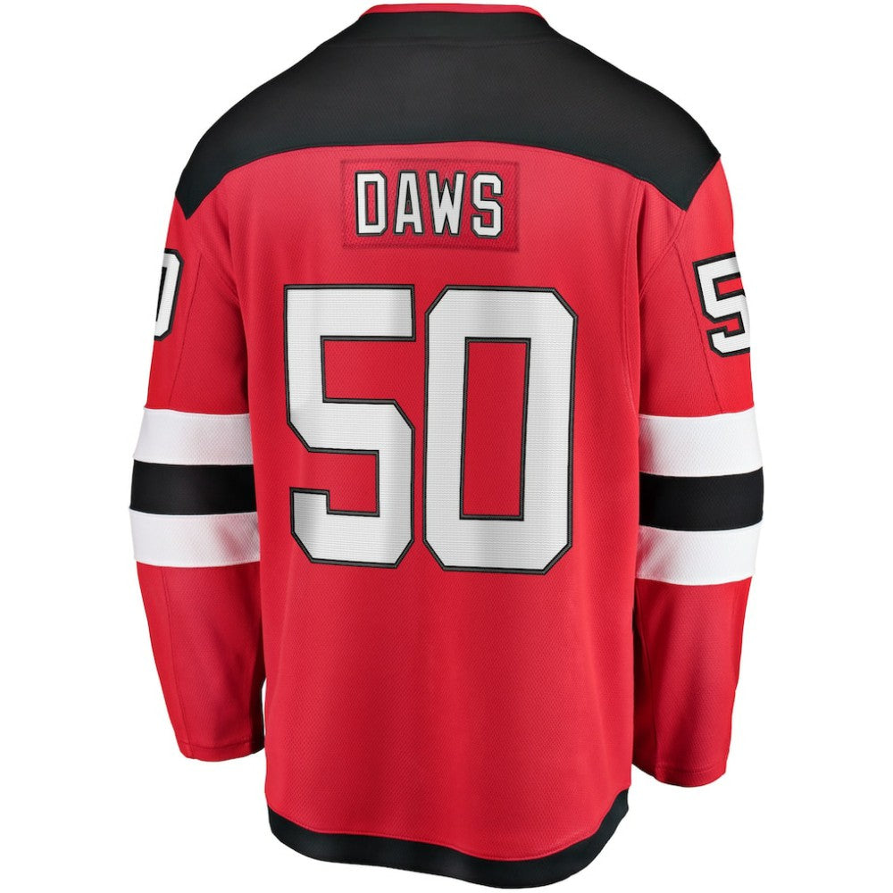 Nico Daws New Jersey Devils Fanatics Home Breakaway Player Jersey - Red | US 4564247