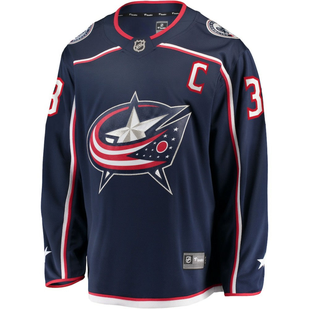 Boone Jenner Columbus Blue Jackets Home Captain Patch Breakaway Player Jersey - Navy | US 4564355