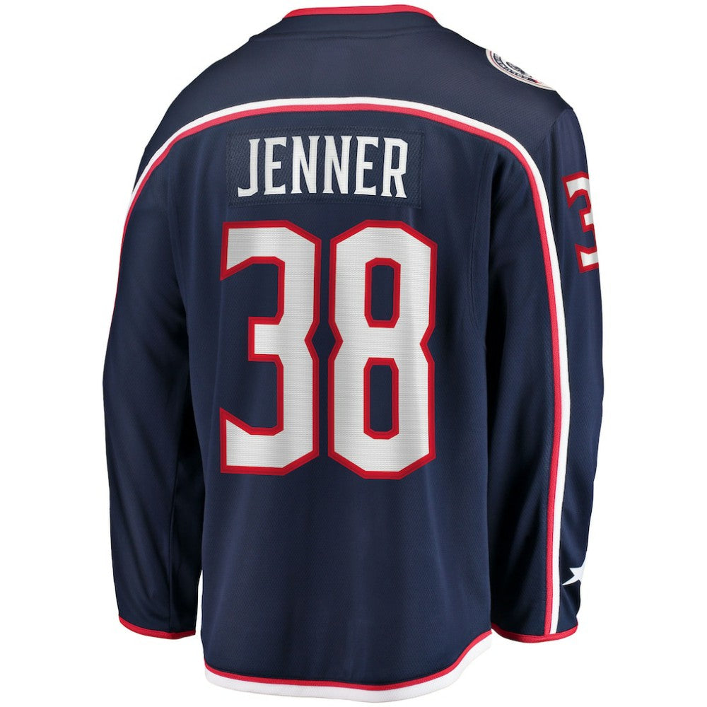 Boone Jenner Columbus Blue Jackets Home Captain Patch Breakaway Player Jersey - Navy | US 4564355