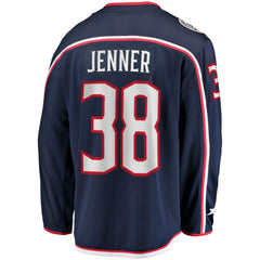 Boone Jenner Columbus Blue Jackets Home Captain Patch Breakaway Player Jersey - Navy | US 4564355