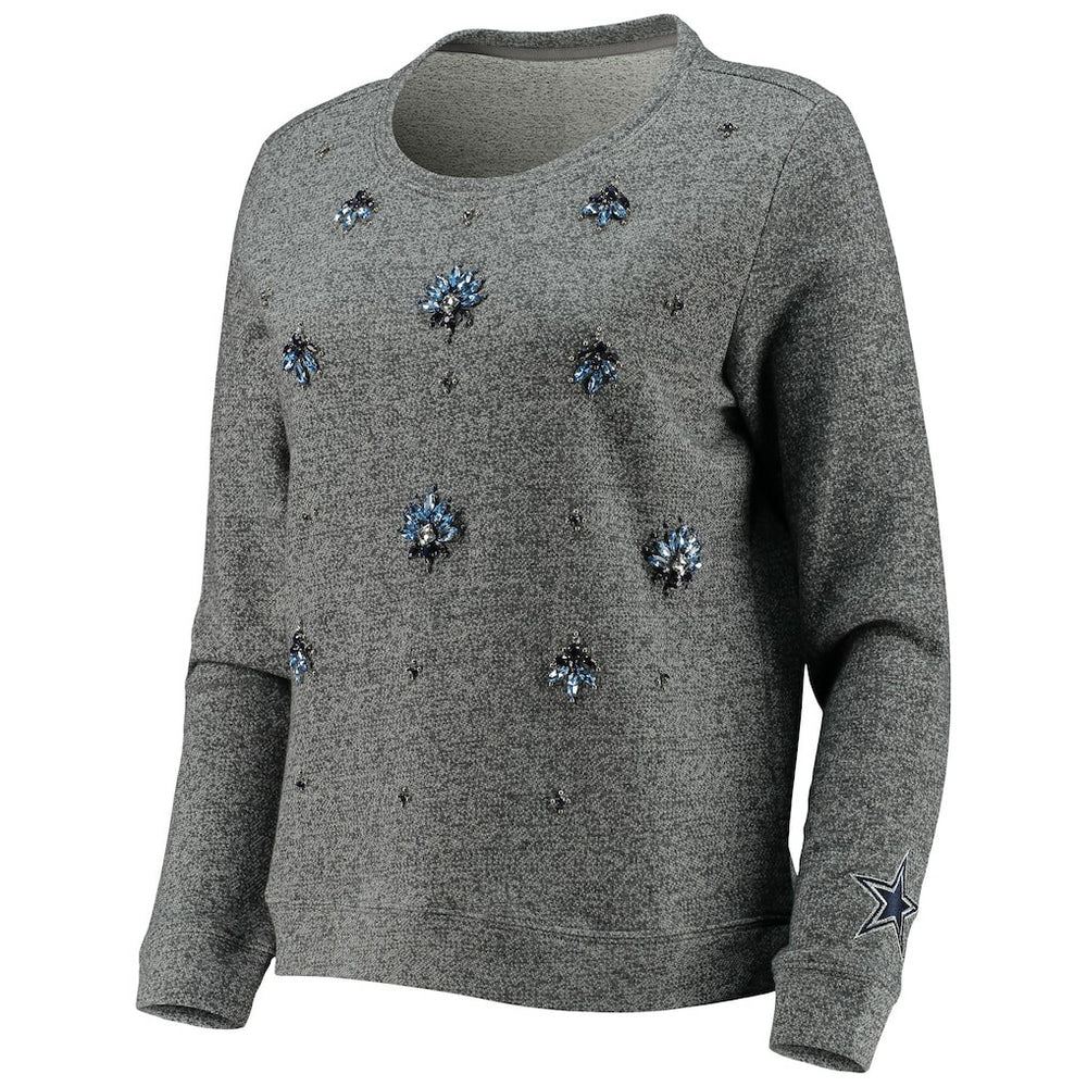 Dallas Cowboys Women's Amal Pullover Sweater - Gray Pullover