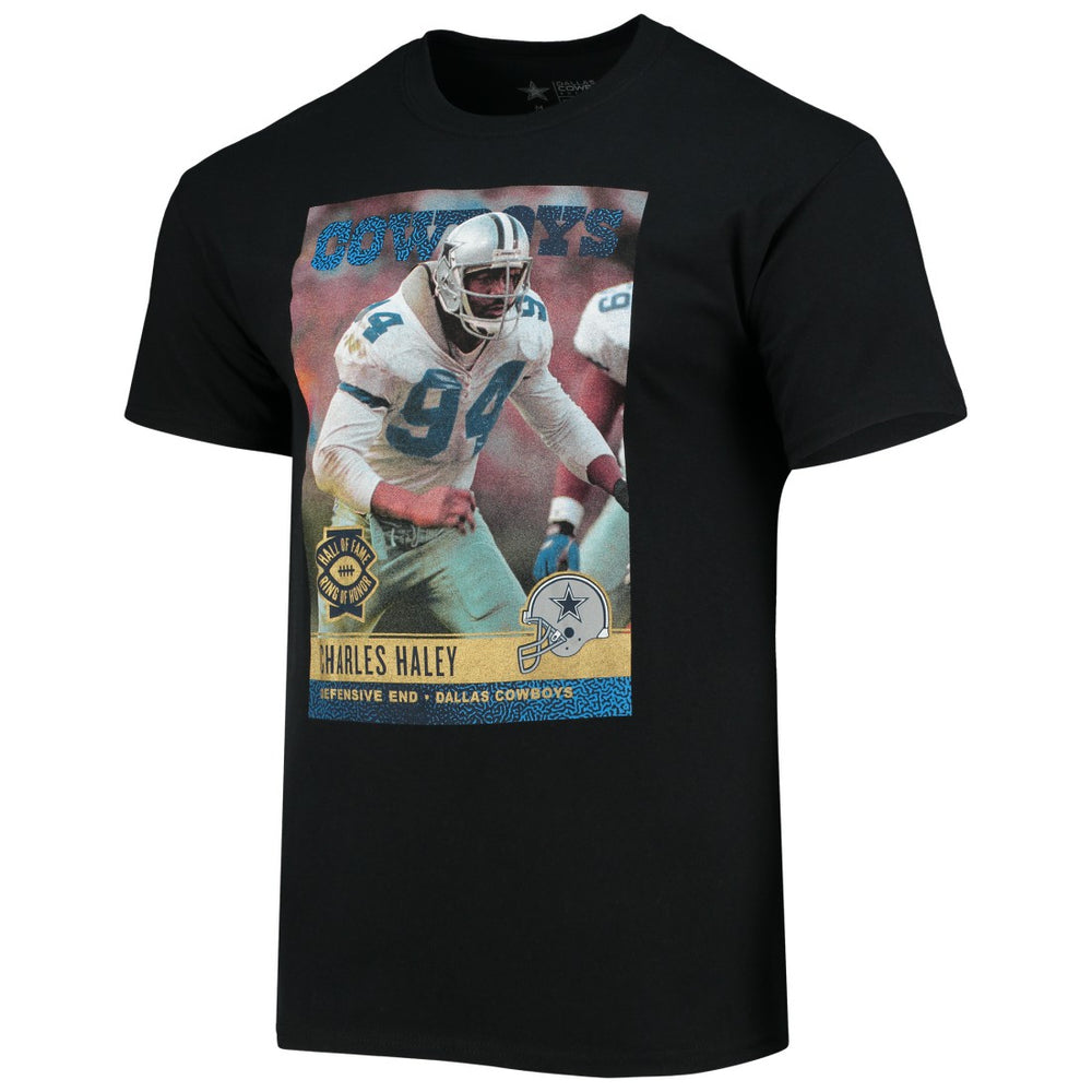 Charles Haley Dallas Cowboys Name & Number T-Shirt - Black T-shirts