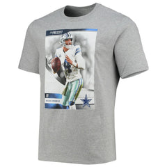 Dak Prescott Dallas Cowboys Name & Number T-Shirt - Heathered Gray T-shirts