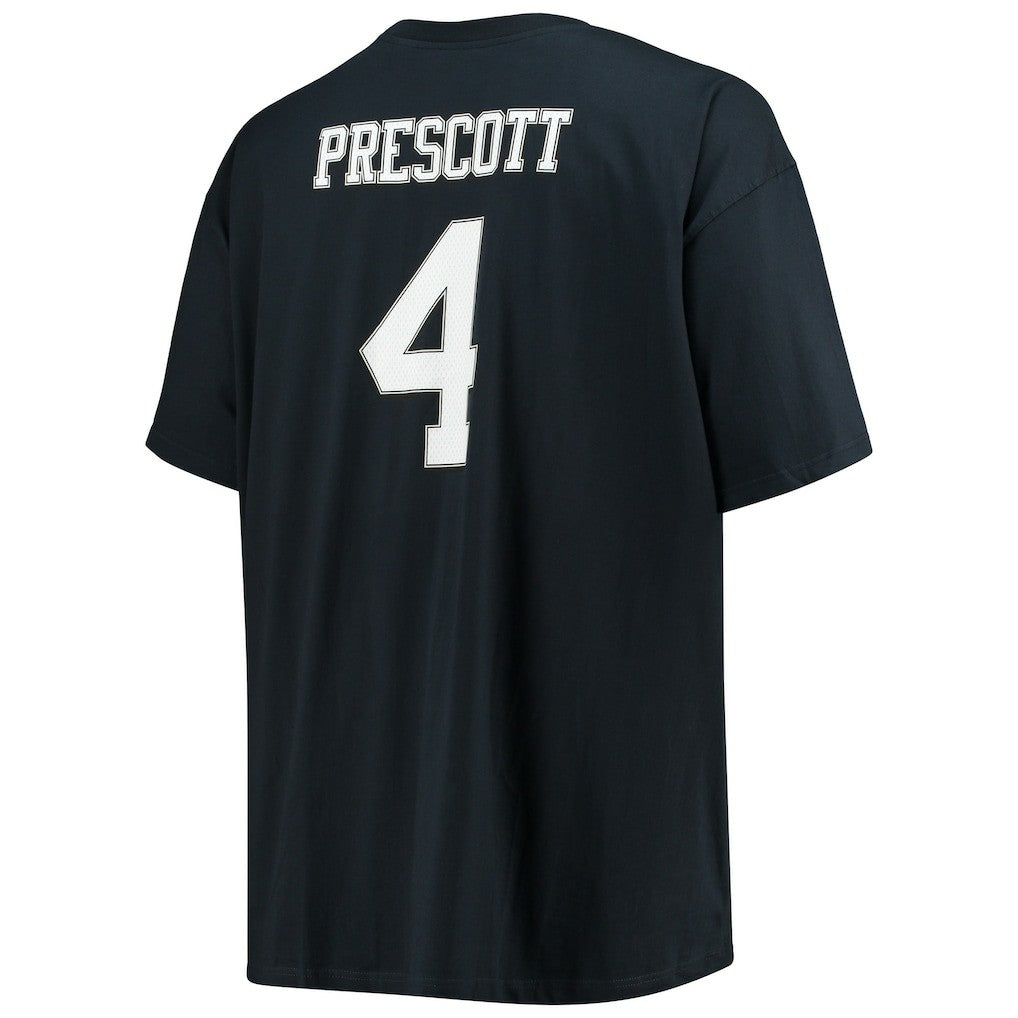 Dak Prescott Dallas Cowboys Big & Tall Player Name & Number T-Shirt - Navy T-shirts