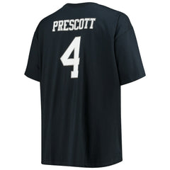 Dak Prescott Dallas Cowboys Big & Tall Player Name & Number T-Shirt - Navy T-shirts
