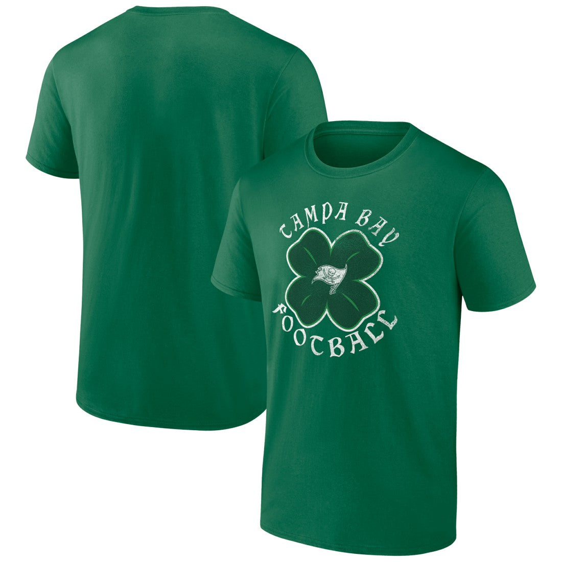 Tampa Bay Buccaneers Celtic Clover T-Shirt - Kelly Green T-shirts
