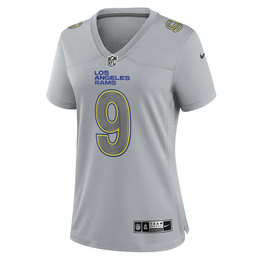 Matthew Stafford Los Angeles Rams Women's Atmosphere Fashion Game Jersey - Gray Jerseys