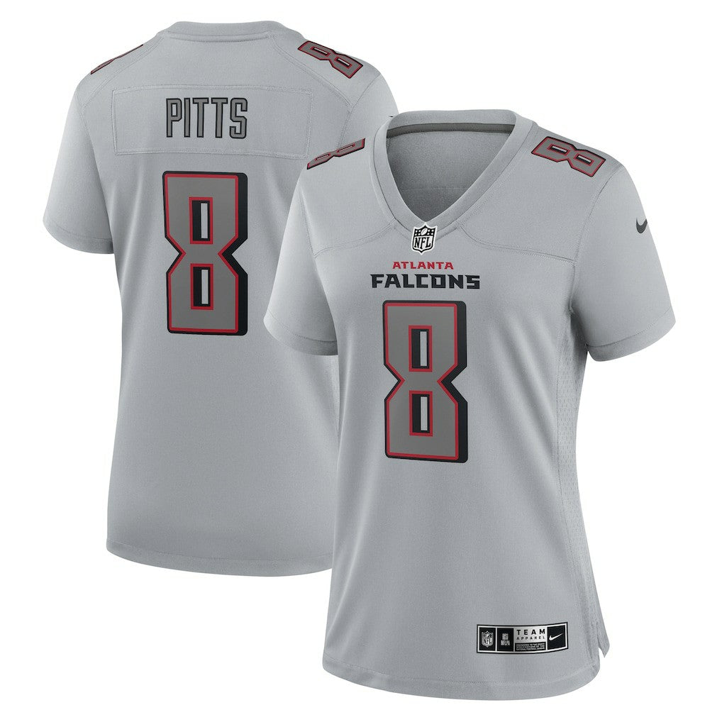 Kyle Pitts Atlanta Falcons Women's Atmosphere Fashion Game Jersey - Gray Jerseys