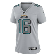 Trevor Lawrence Jacksonville Jaguars Women's Atmosphere Fashion Game Jersey - Gray Jerseys