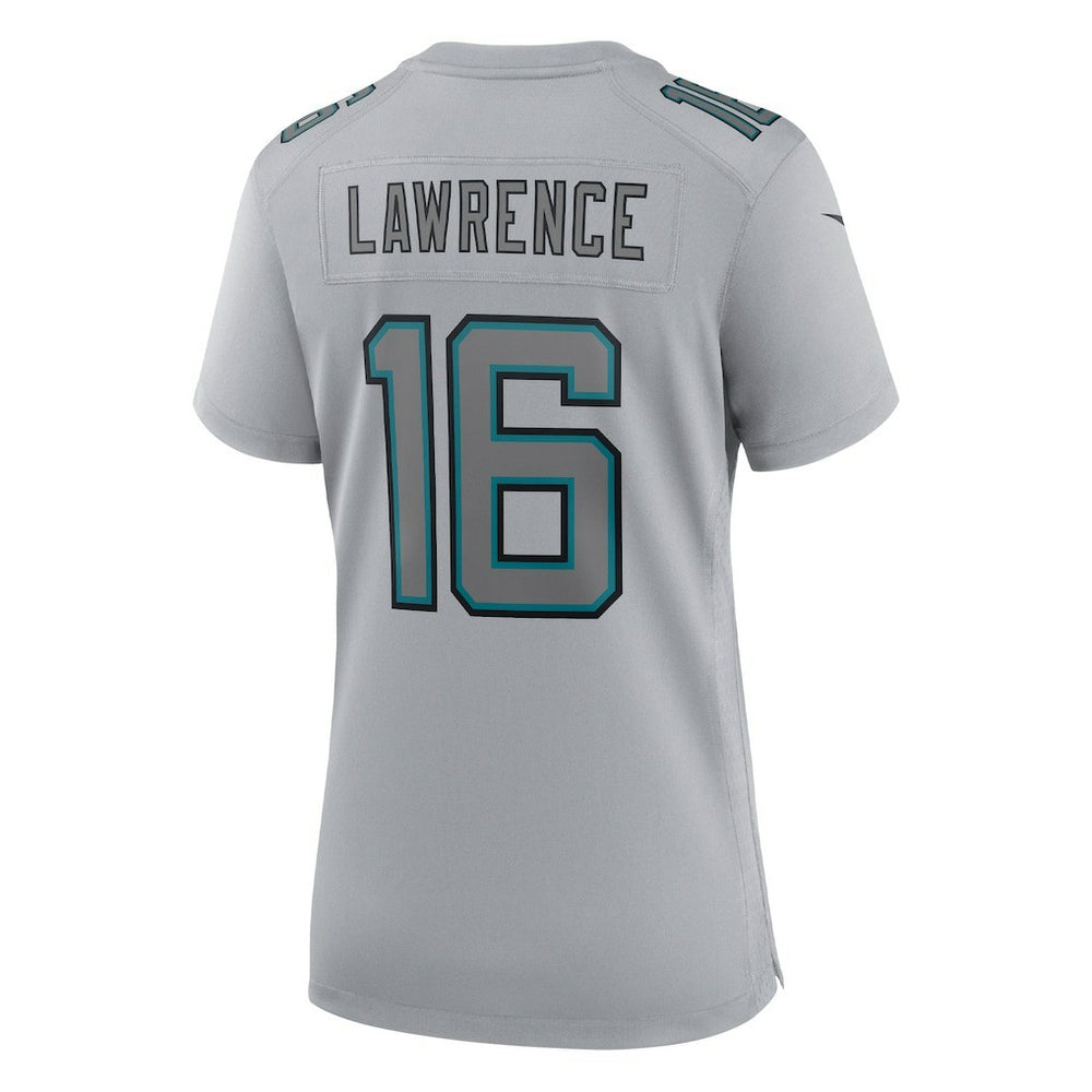 Trevor Lawrence Jacksonville Jaguars Women's Atmosphere Fashion Game Jersey - Gray Jerseys