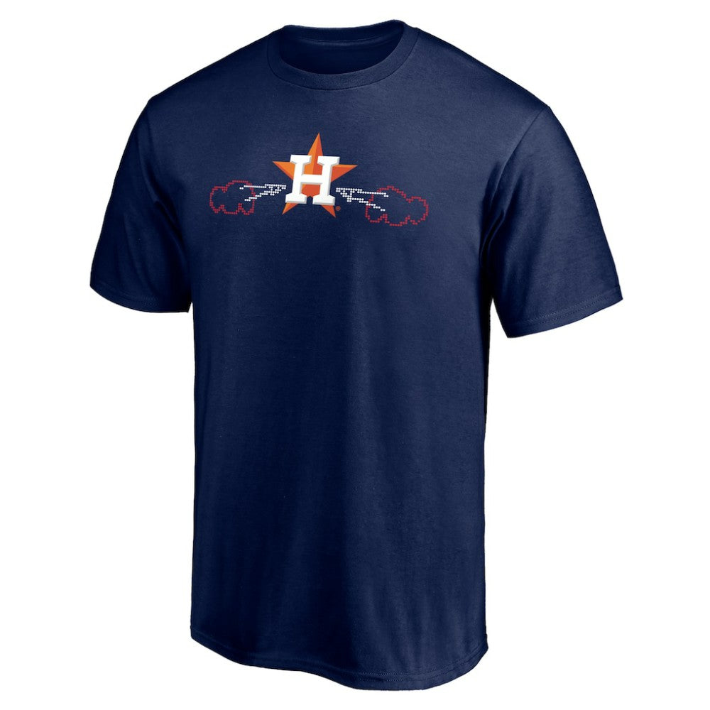 Houston Astros Hometown Collection Scoreboard Bull T-Shirt - Navy T-shirts