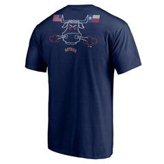 Houston Astros Hometown Collection Scoreboard Bull T-Shirt - Navy T-shirts