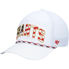 San Francisco Giants '47 Flag Flutter Hitch Snapback Hat - White Hats