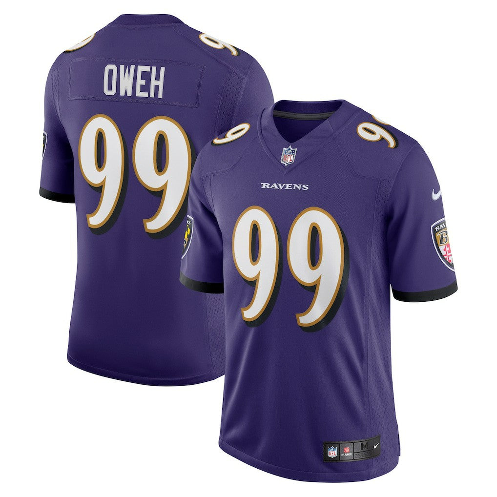 Odafe Oweh Baltimore Ravens Vapor Limited Jersey - Purple Jerseys