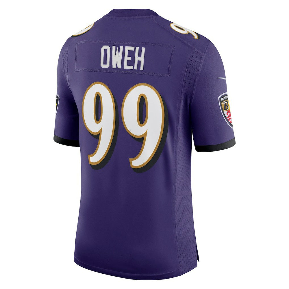 Odafe Oweh Baltimore Ravens Vapor Limited Jersey - Purple Jerseys