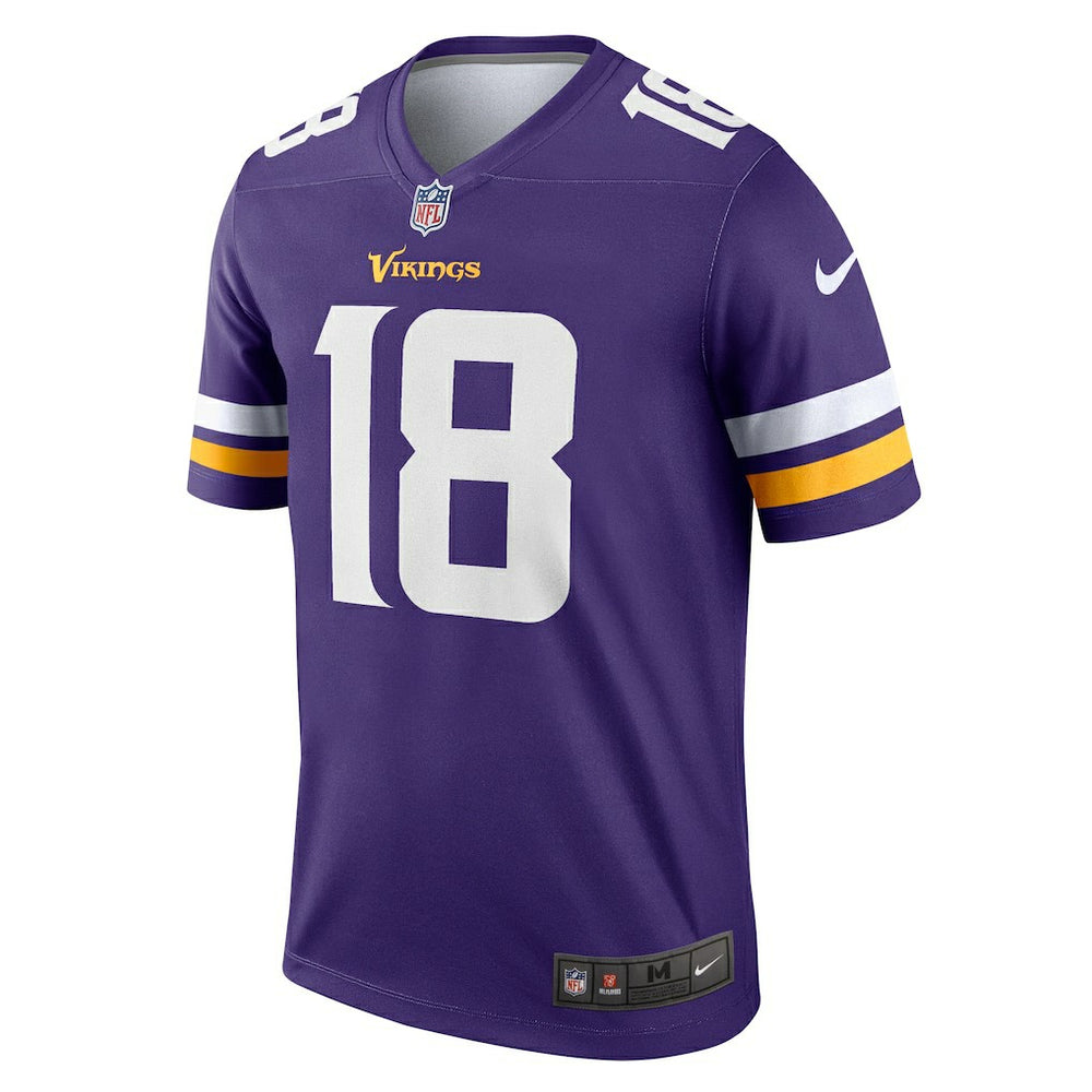 Justin Jefferson Minnesota Vikings Legend Player Performance Top - Purple Tops