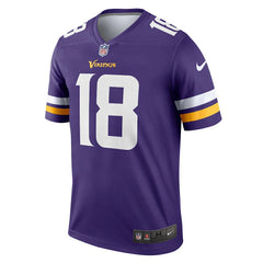 Justin Jefferson Minnesota Vikings Legend Player Performance Top - Purple Tops