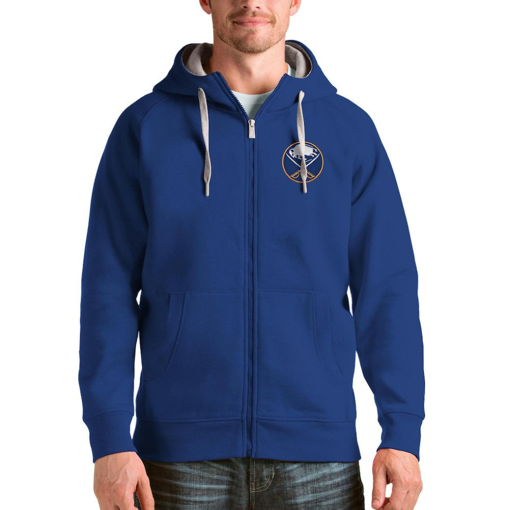 Buffalo Sabres Antigua Logo Victory Full-Zip Hoodie - Royal | US 4571728