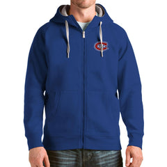 Montreal Canadiens Antigua Logo Victory Full-Zip Hoodie - Blue | US 4571799
