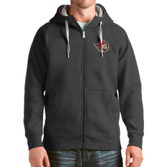 Ottawa Senators Antigua Logo Victory Full-Zip Hoodie - Charcoal | US 4571829