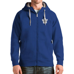 Toronto Maple Leafs Antigua Logo Victory Full-Zip Hoodie - Blue | US 4571866