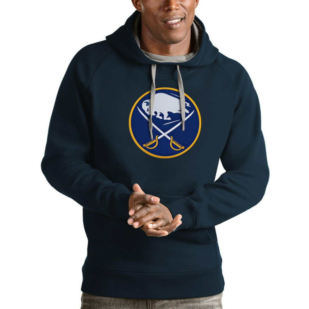 Buffalo Sabres Antigua Logo Victory Pullover Hoodie - Navy | US 4571932
