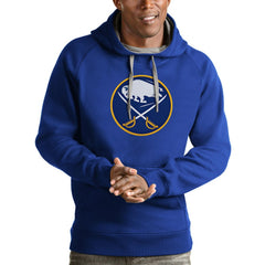 Buffalo Sabres Antigua Logo Victory Pullover Hoodie - Royal | US 4571936