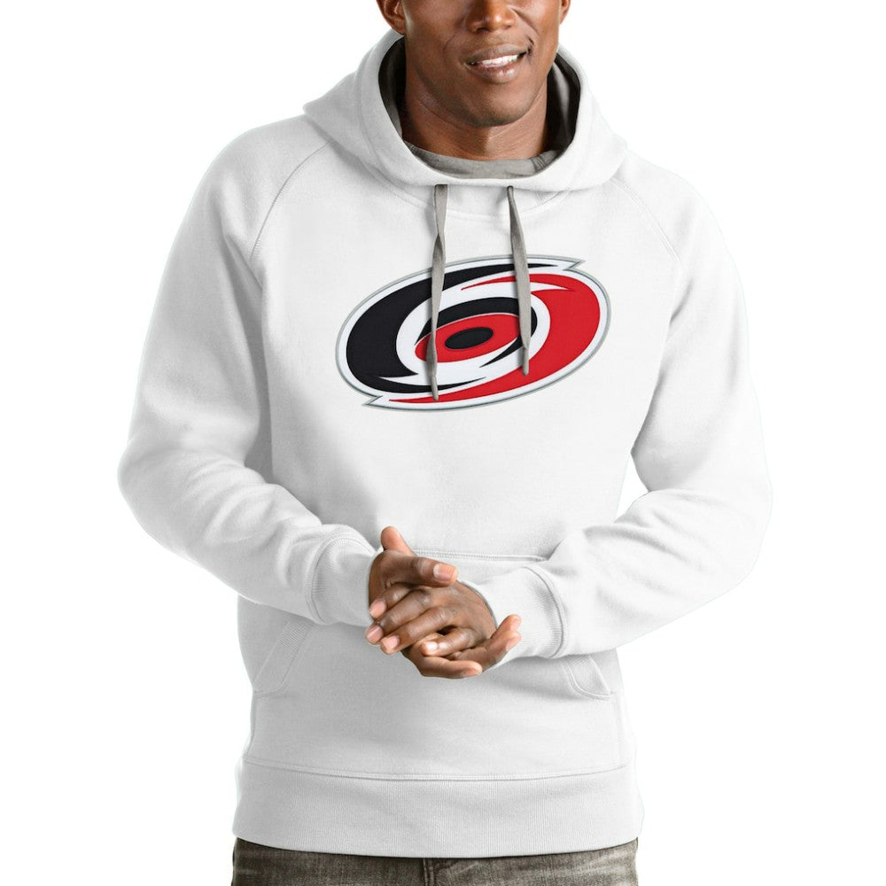 Carolina Hurricanes Antigua Logo Victory Pullover Hoodie - White | US 4571943