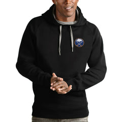 Buffalo Sabres Antigua Victory Pullover Hoodie - Black | US 4572134