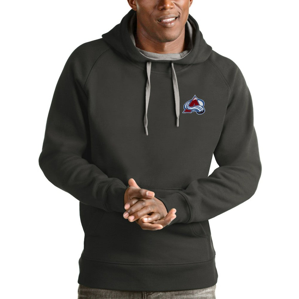 Colorado Avalanche Antigua Victory Pullover Hoodie - Charcoal | US 4572160