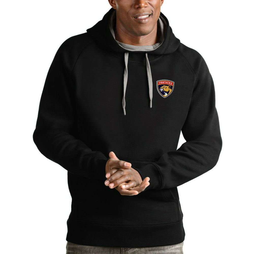 Florida Panthers Antigua Victory Pullover Hoodie - Black | US 4572186