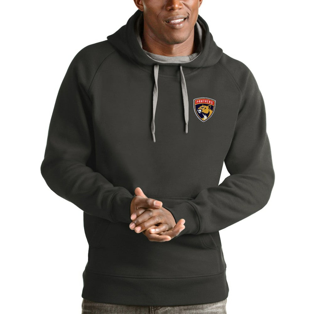 Florida Panthers Antigua Victory Pullover Hoodie - Charcoal | US 4572189