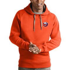 New York Islanders Antigua Victory Pullover Hoodie - Orange | US 4572227
