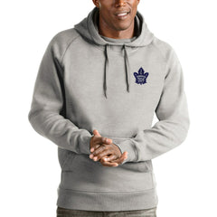 Toronto Maple Leafs Antigua Victory Pullover Hoodie - Heathered Gray | US 4572277