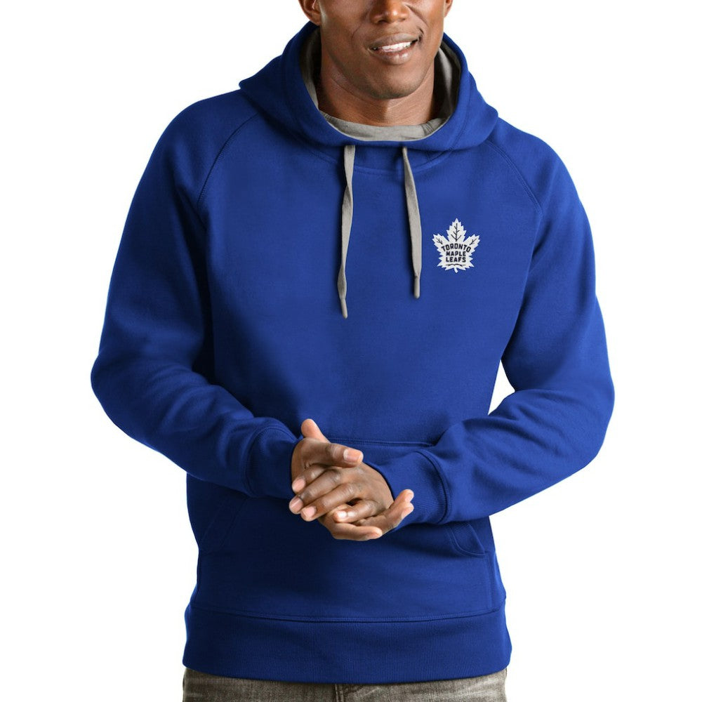 Toronto Maple Leafs Antigua Team Victory Pullover Hoodie - Blue | US 4572278