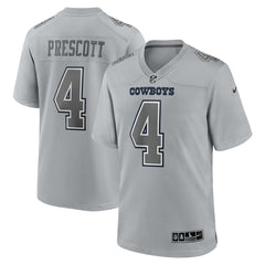 Dak Prescott Dallas Cowboys Atmosphere Fashion Game Jersey - Gray Jerseys