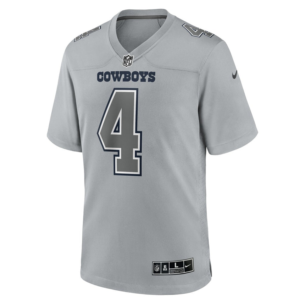 Dak Prescott Dallas Cowboys Atmosphere Fashion Game Jersey - Gray Jerseys