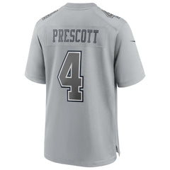 Dak Prescott Dallas Cowboys Atmosphere Fashion Game Jersey - Gray Jerseys