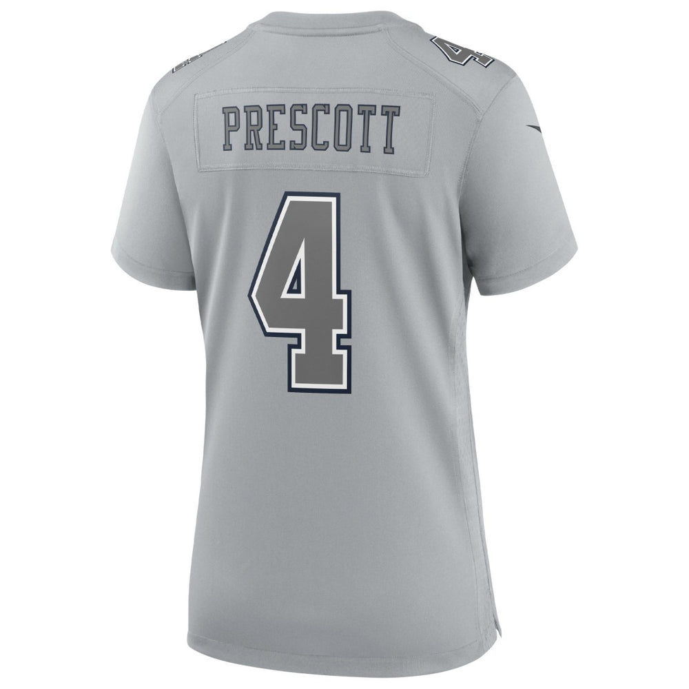 Dak Prescott Dallas Cowboys Women's Atmosphere Fashion Game Jersey - Gray Jerseys