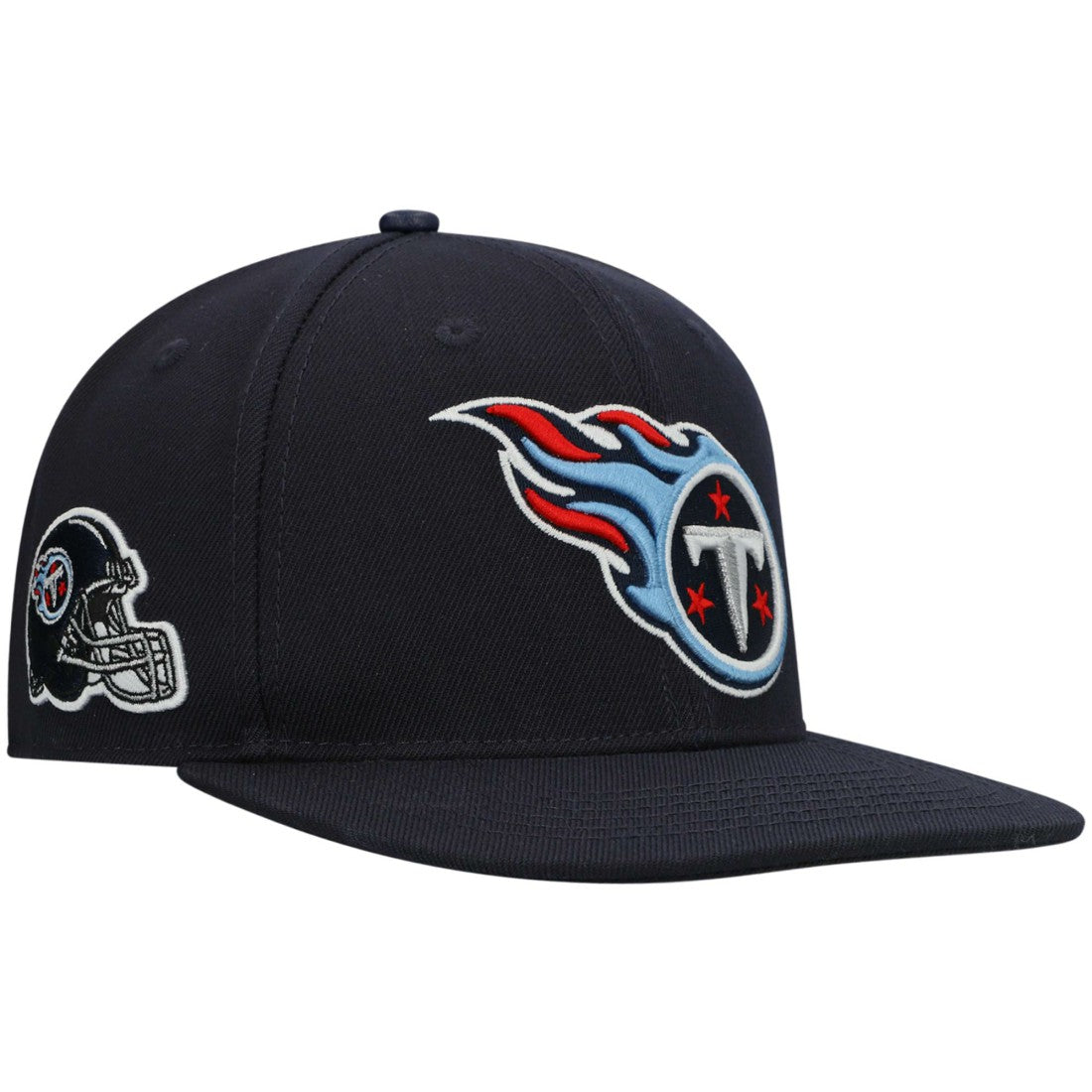 Tennessee Titans Pro Standard Logo II Snapback Hat - Navy Hats