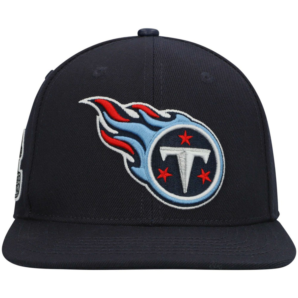 Tennessee Titans Pro Standard Logo II Snapback Hat - Navy Hats