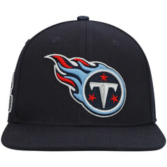 Tennessee Titans Pro Standard Logo II Snapback Hat - Navy Hats