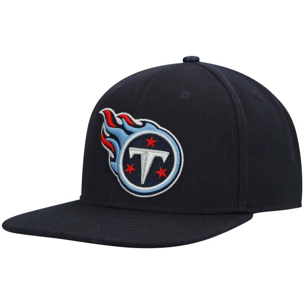 Tennessee Titans Pro Standard Logo II Snapback Hat - Navy Hats
