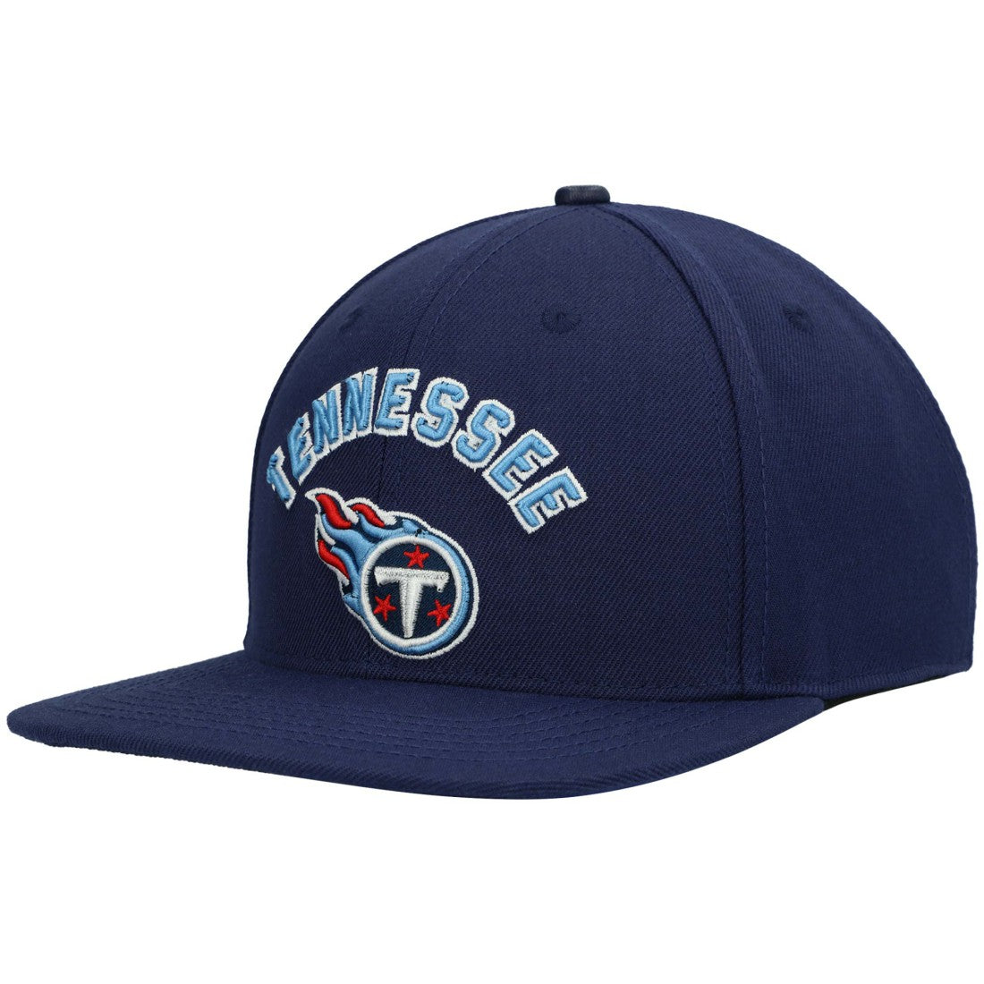 Tennessee Titans Pro Standard Stacked Snapback Hat - Navy Hats