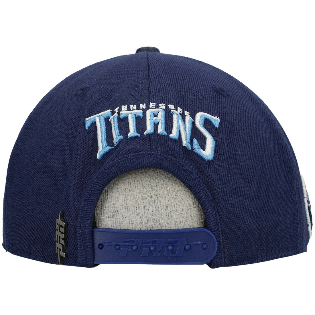 Tennessee Titans Pro Standard Stacked Snapback Hat - Navy Hats