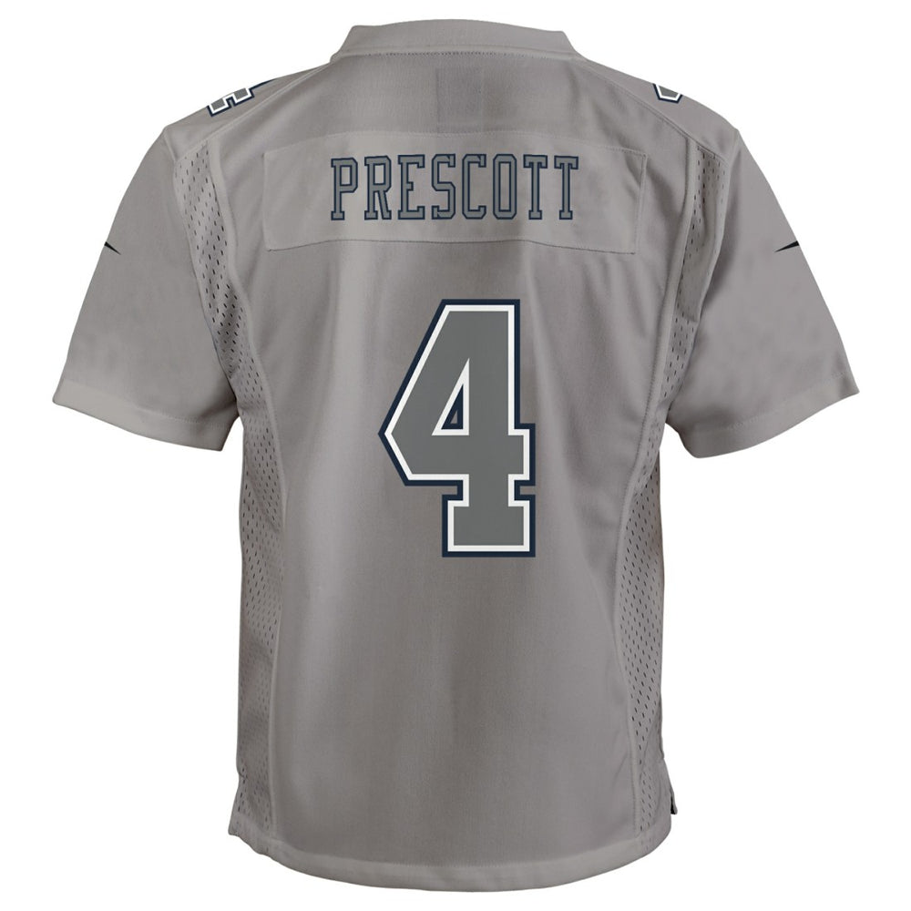 Dak Prescott Dallas Cowboys Youth Atmosphere Game Jersey - Gray Jerseys